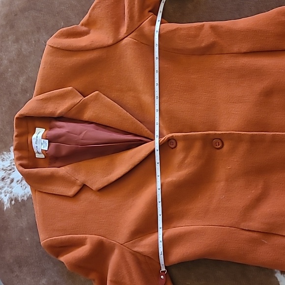 Vintage Made in Canada Oversized Blazer With Pockets & Shoulder Pads - Picture 7 of 9